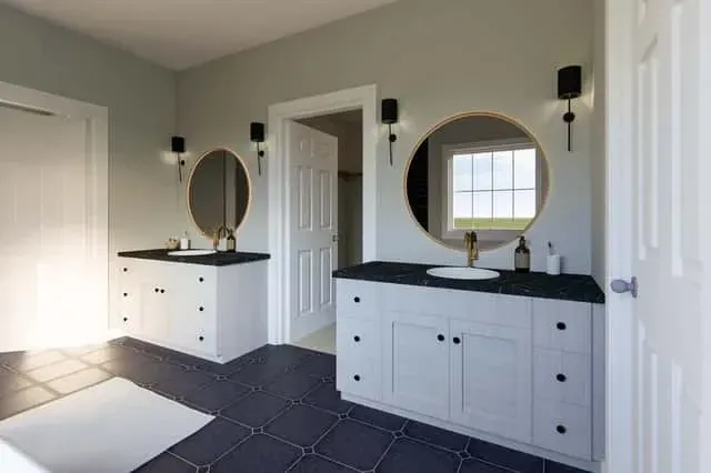 Secondary bedroom with dormer window, white shiplap wall, and natural wood nightstand