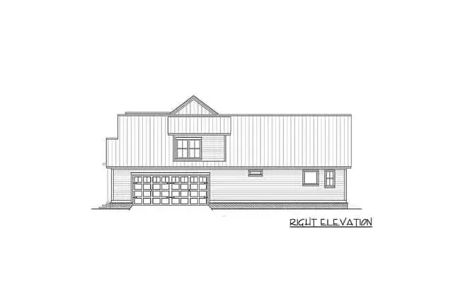 Nighttime rendering with porch ceiling fans lit up illuminated address plaque and uplit landscape