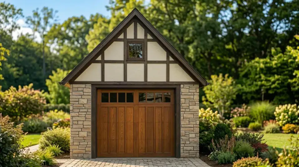 Plan 70960MK rear elevation with grilling porch access from kitchen and matched material package