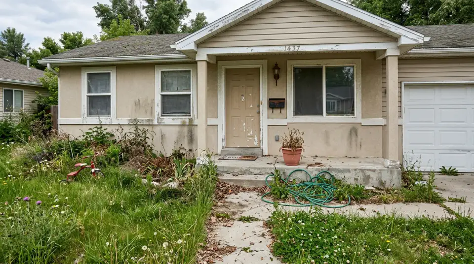 Incredible Curb Appeal: From Drab to Modern Industrial