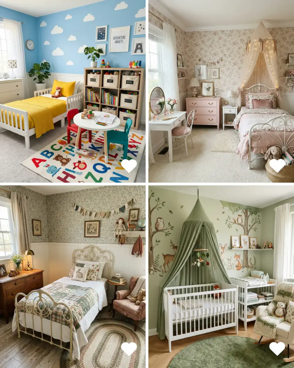 4 Stunning Kids' Room Ideas: From Vintage to Modern