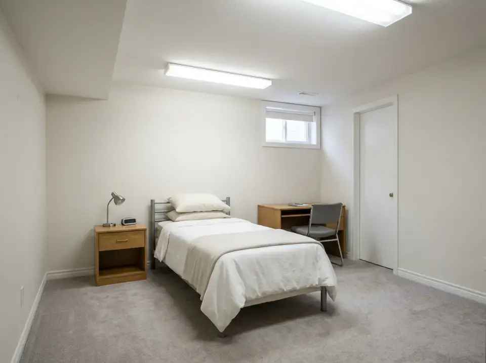 Basement Bedroom Makeover: Before & After
