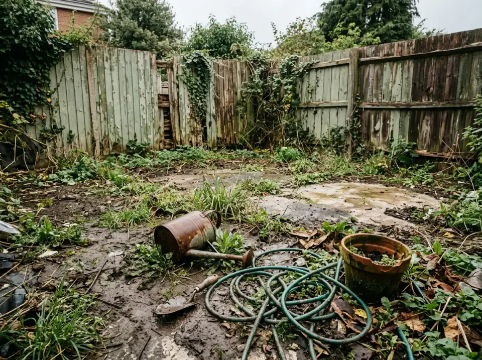 Before the Magic: The Humble Beginnings of a Backyard Makeover