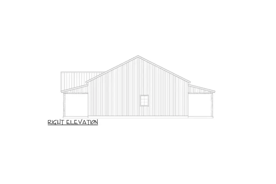 Front gable entry detail of plan 170017ADS with exposed timber truss