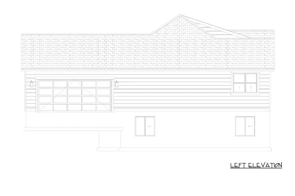 Exterior corner view showing roof pitch consistency