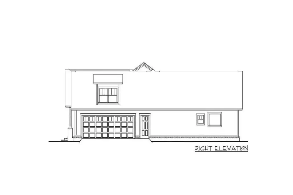 Daylight front view emphasizing the landscaping, driveway approach, and the side-load garage positioned to keep the facade clean