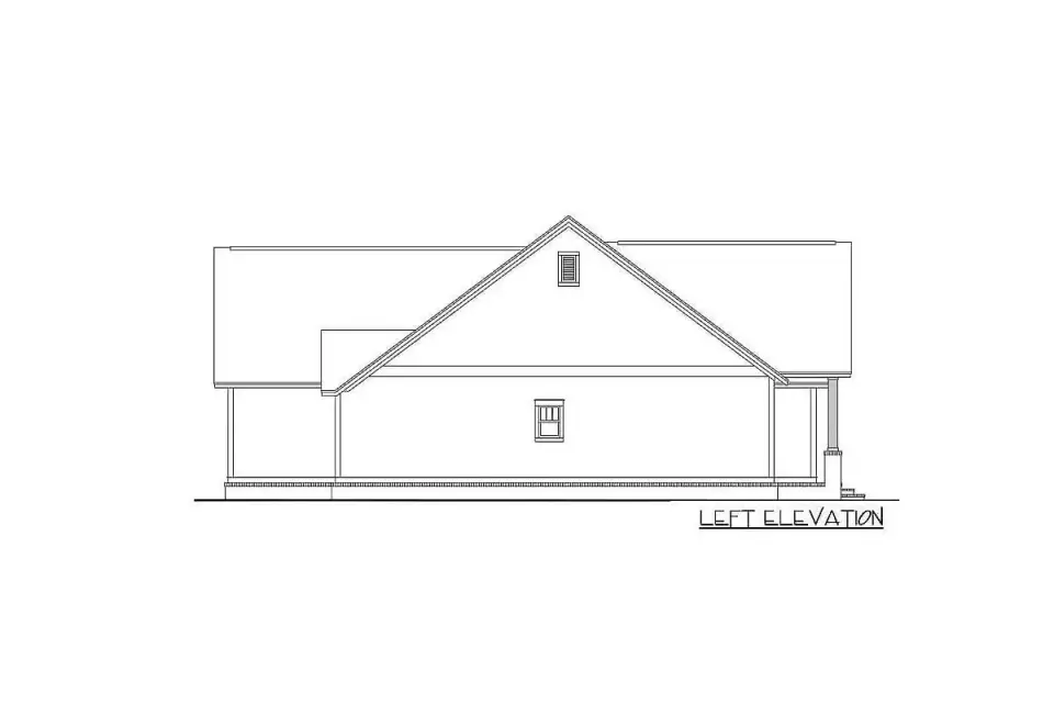 Aerial or three-quarter rear view showing the relationship of the rear porch, main roof, and bonus-room dormer above the garage
