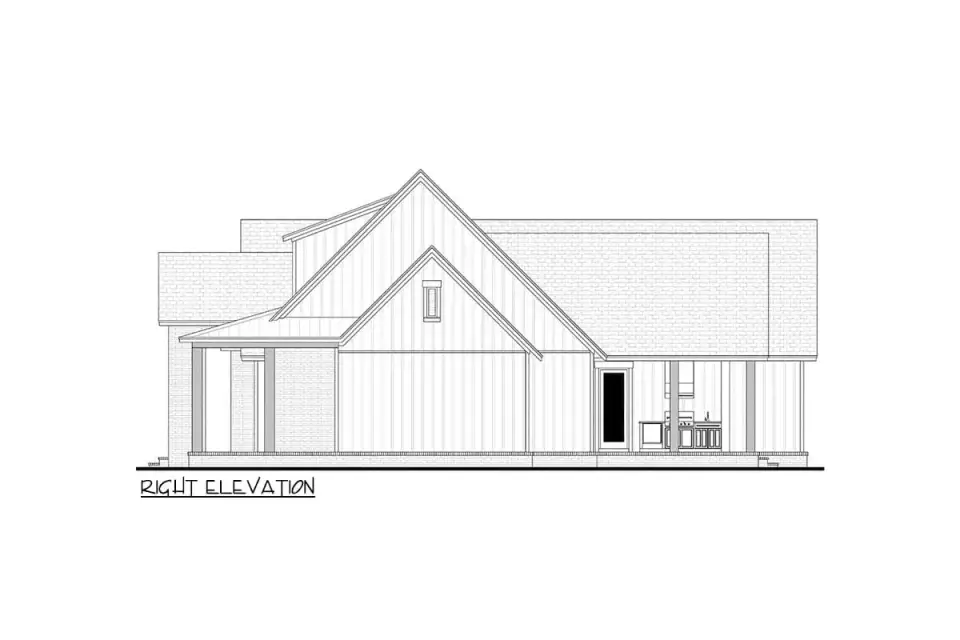 Plan 52035HZ standing seam metal porch roof detail