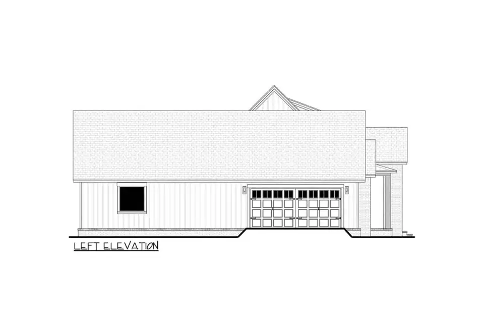 Plan 52035HZ right elevation construction document