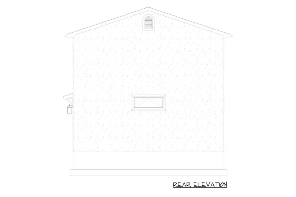 Front elevation drawing with dimensions and material call-outs