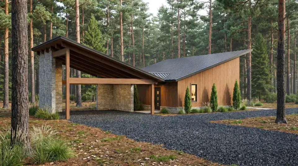 Plan 70953MK rear elevation