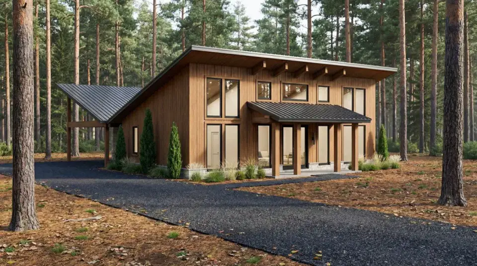 Plan 70953MK covered front porch detail