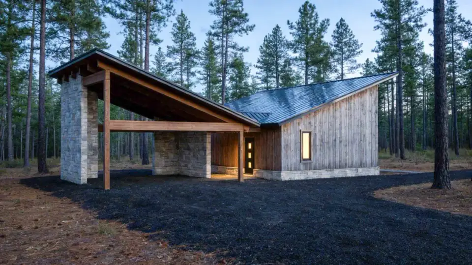 Plan 70953MK timber bracket exposed structure