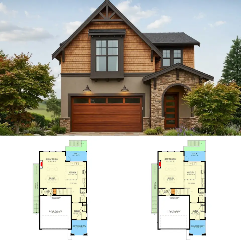 New American House Plan 270127AF