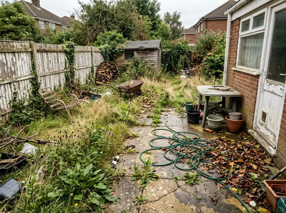 The Shocking "Before" Photos of a Backyard Nightmare