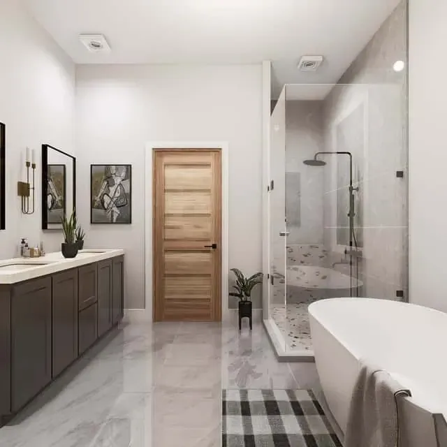Modern farmhouse bonus room flexible office or media space